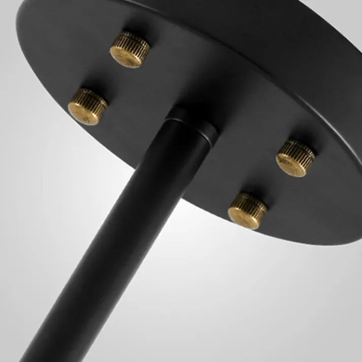 Sleek Sputnik Bifurcation Chandelier – Contemporary Elegance in Blown Glass and Metal