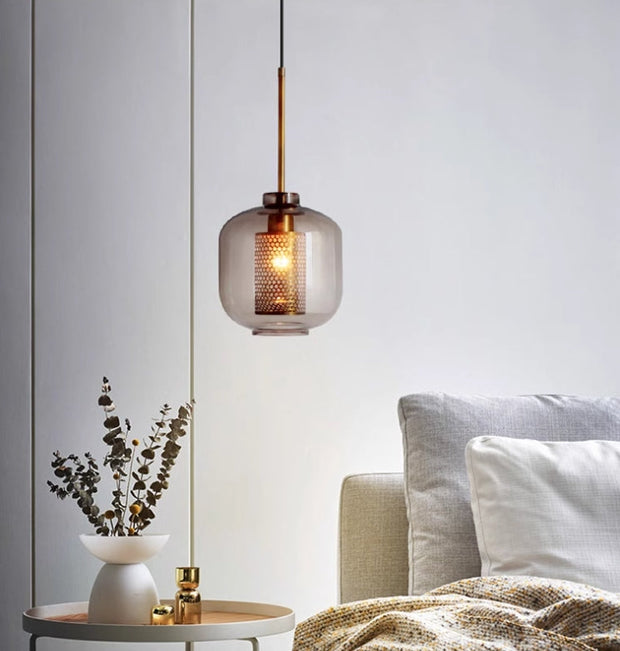 Savannah Glass Suspension – Chic LED Pendant Light for Elegant Spaces