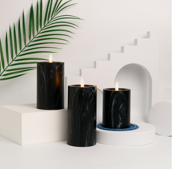 Bougie LED à effet flamme – Embrassez la chaleur des flammes vacillantes pour une atmosphère chaleureuse