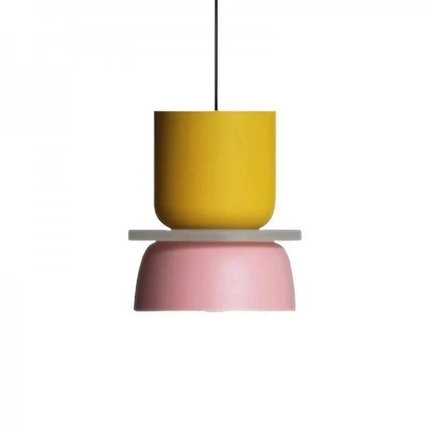Luminaire Pendentif Macaron Nordic Élégant – Élégance Scandinave en Aluminium et Acrylique pour Votre Cuisine et Salon