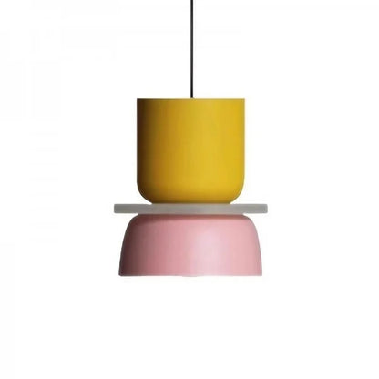 Luminaire Pendentif Macaron Nordic Élégant – Élégance Scandinave en Aluminium et Acrylique pour Votre Cuisine et Salon