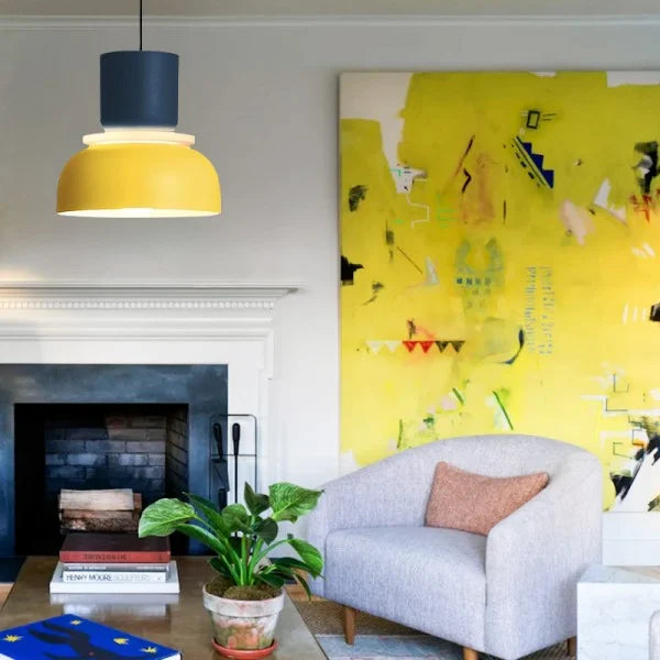 Luminaire Pendentif Macaron Nordic Élégant – Élégance Scandinave en Aluminium et Acrylique pour Votre Cuisine et Salon