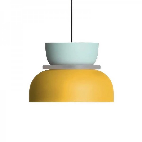 Luminaire Pendentif Macaron Nordic Élégant – Élégance Scandinave en Aluminium et Acrylique pour Votre Cuisine et Salon