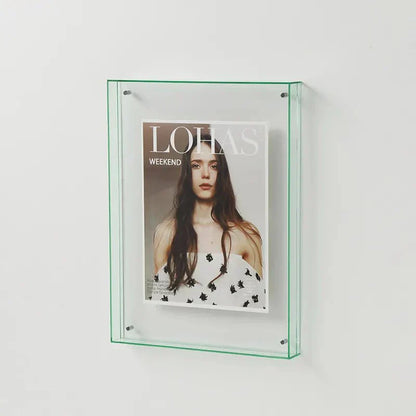 Chic Transparent Acrylic Photo Frame – Elegant and Vibrant Design
