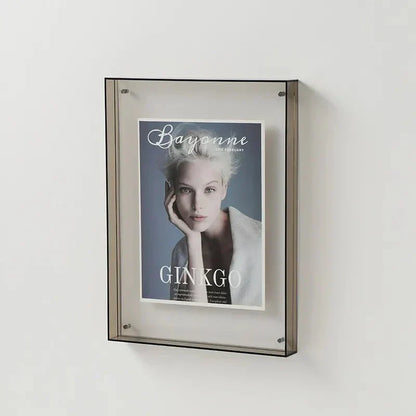 Chic Transparent Acrylic Photo Frame – Elegant and Vibrant Design