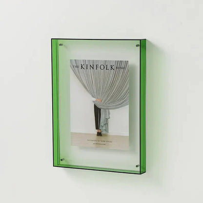 Chic Transparent Acrylic Photo Frame – Elegant and Vibrant Design