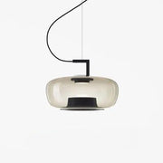 Modern Elegant LED Chandelier - Glass and Aluminum Design for Your Kitchen and Dining Room
