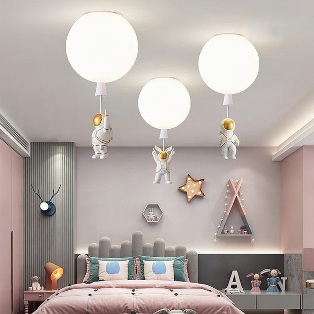 Dazzling Astronaut Moon LED Pendant Light – A One-of-a-Kind Space-Inspired Ceiling Light