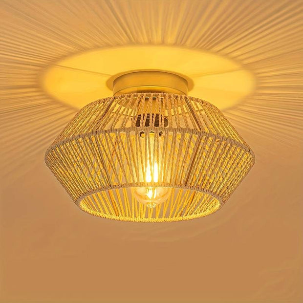 Charming Bohemian Pendant – Handcrafted Lighting for a Cozy and Eclectic Atmosphere