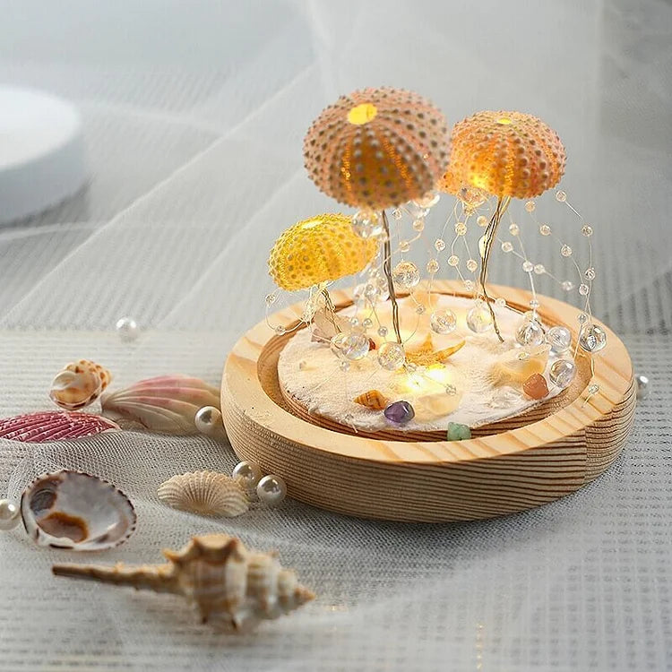 Applique Murale Urchin DIY Envoûtante – Ensemble d'Éclairage Créatif de Style Vintage