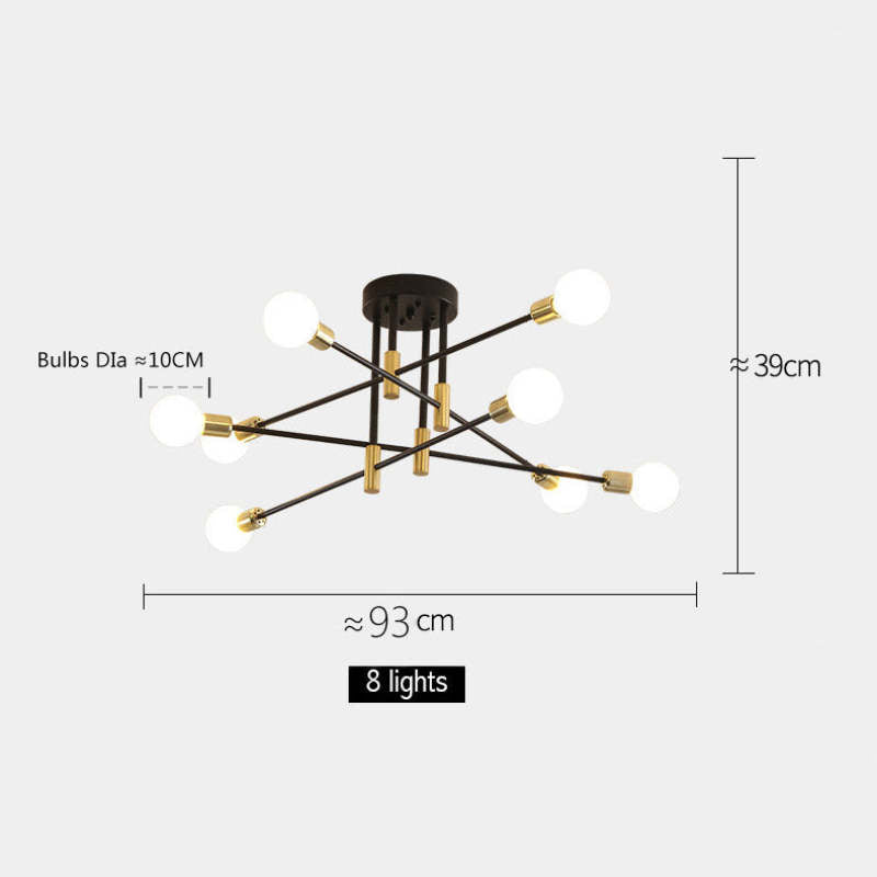 Applique Pendante Orbita Élégante – Design Métallique Chic avec Compatibilité LED E27