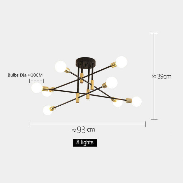 Elegant Orbita Pendant Light – Chic Metal Design with E27 LED Compatibility