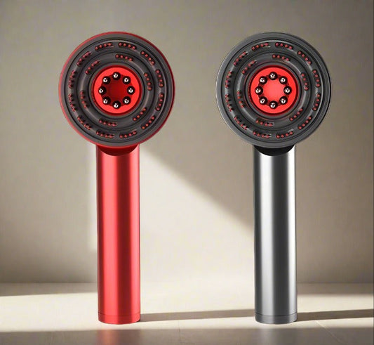 Revitaliseer uw hoofdhuid met de masserende kam HairGlow – De perfecte mix van stimulatie en ontspanning voor luxueuze haarverzorging!