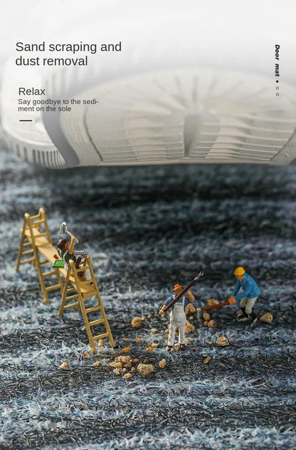 Elegant halkfri entrématta – Ta enkelt bort sand och smuts