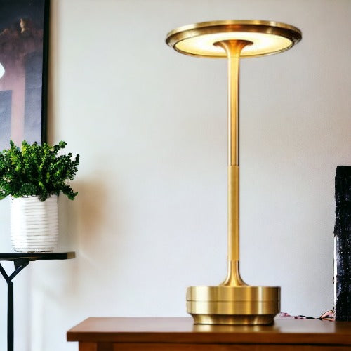 StellarGlo Wireless Ambient Lamp – Chic Eco-Friendly Lighting with USB Recharge Capability