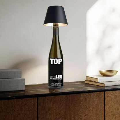 Lampe de table élégante rechargeable en forme de bouteille de vin – Un ajout chic et fonctionnel à votre espace