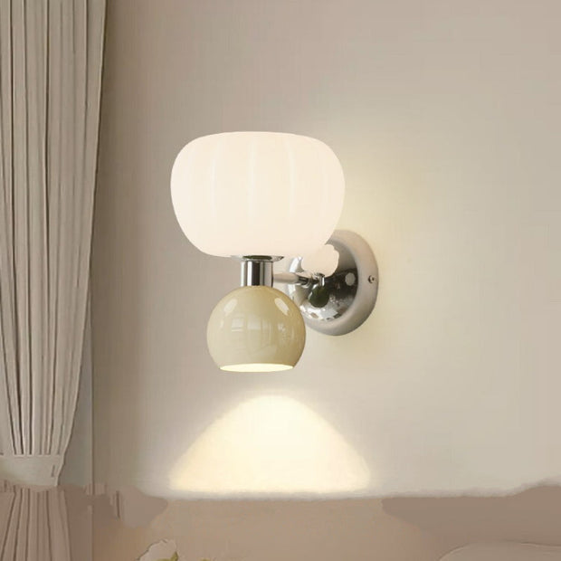 Elegant Cream LED Wall Sconce – Energy-Efficient Accent Light for Your Living Room and Bedroom