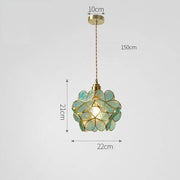 Vintage-inspired petal-shaped glass pendant – Timeless elegance for contemporary spaces