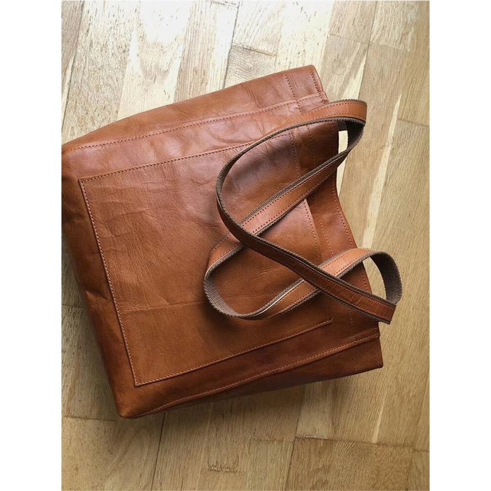 Sac à main en cuir vegan Eveline chic et pratique – Parfait pour toutes les occasions