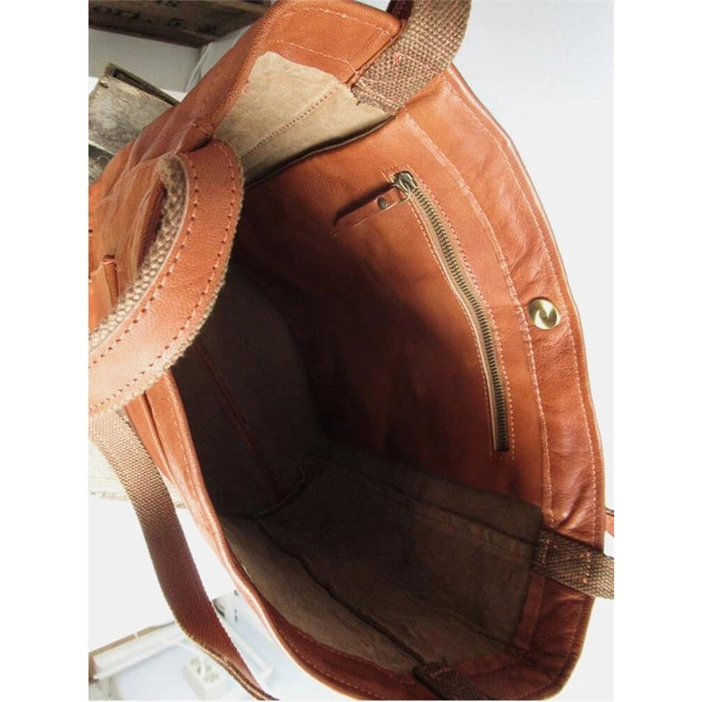 Sac à main en cuir vegan Eveline chic et pratique – Parfait pour toutes les occasions