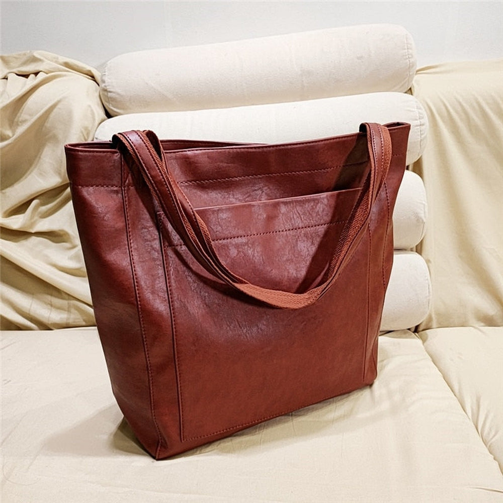 Sac à main en cuir vegan Eveline chic et pratique – Parfait pour toutes les occasions