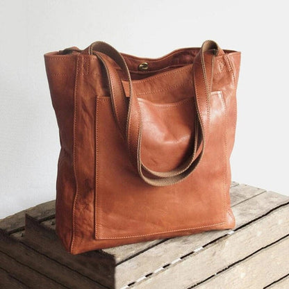 Sac à main en cuir vegan Eveline chic et pratique – Parfait pour toutes les occasions