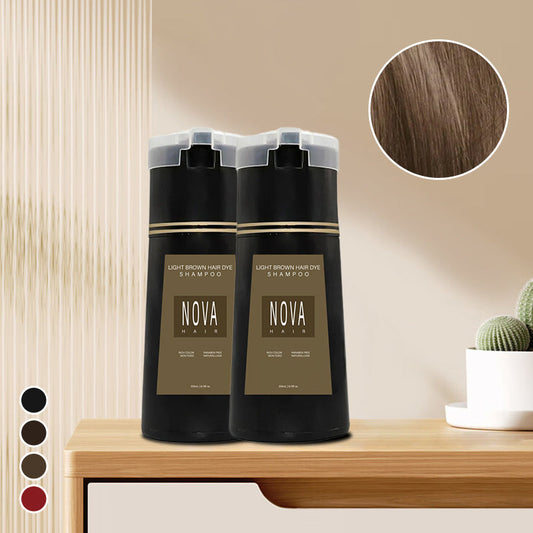 Revive your look with our instant damage-free hair color shampoo!