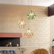 Vintage-inspired petal-shaped glass pendant – Timeless elegance for contemporary spaces