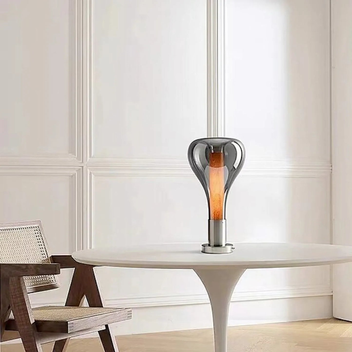 Lampe de table en verre LED ArtLava – Éclairage élégant pour une atmosphère relaxante