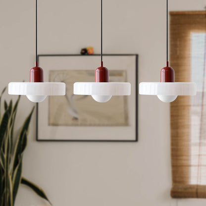 Suspension Bauhaus élégante – Design en verre chic pour rehausser vos espaces de vie et de salle à manger