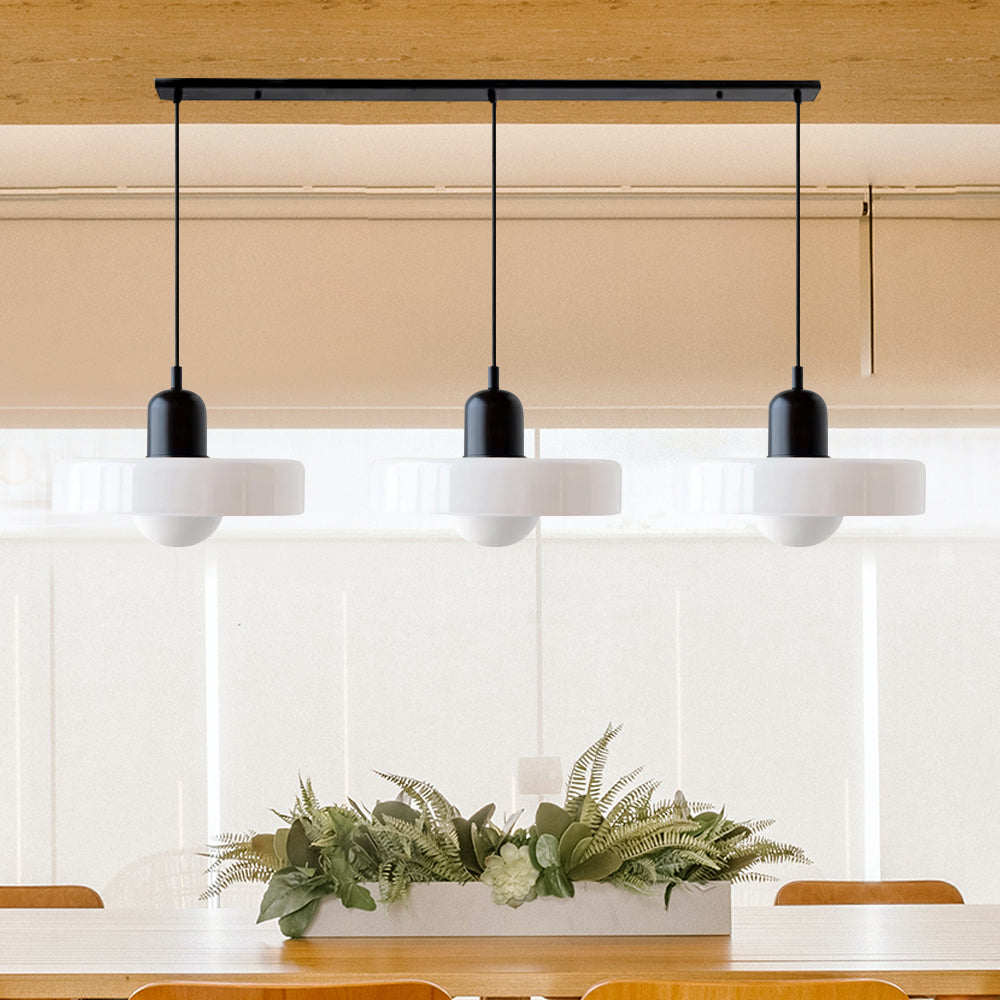 Suspension Bauhaus élégante – Design en verre chic pour rehausser vos espaces de vie et de salle à manger