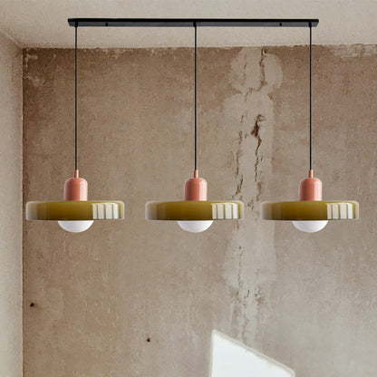 Suspension Bauhaus élégante – Design en verre chic pour rehausser vos espaces de vie et de salle à manger