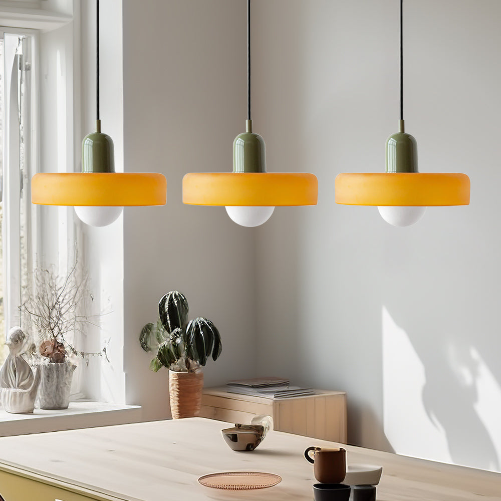 Suspension Bauhaus élégante – Design en verre chic pour rehausser vos espaces de vie et de salle à manger