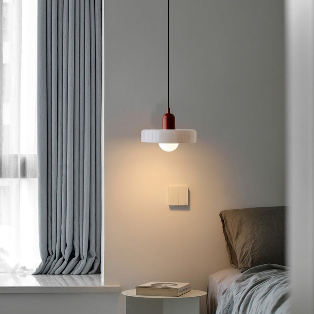 Elegant Bauhaus Glass Pendant - Where Modern Function Meets Sleek Minimalism