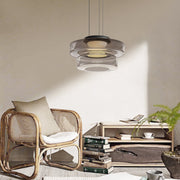 Superb glass pendant lamp in the shape of a moon – Chic and versatile indoor lighting