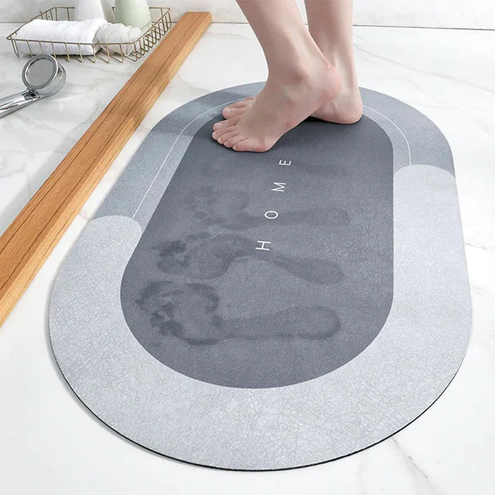 Tapis de bain luxueux à séchage ultra-rapide et antidérapant – Parfaitement hygiénique et résistant à l'humidité