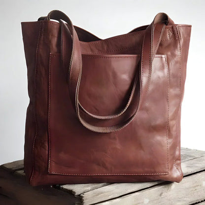 Sac à main en cuir classique - Un parfait mélange de charme intemporel et d'utilité moderne