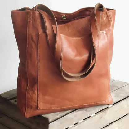 Sac à main en cuir classique - Un parfait mélange de charme intemporel et d'utilité moderne