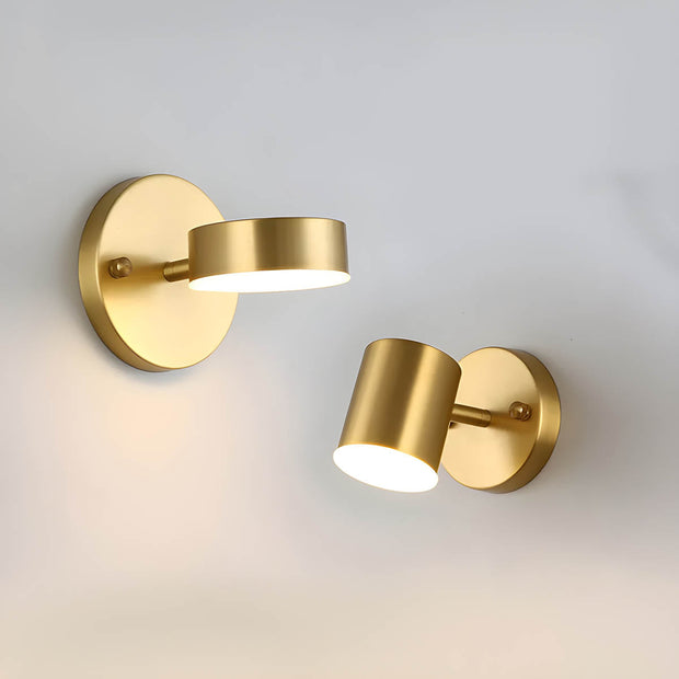 Elegant Nordic copper LED wall lamp – Contemporary style in iron and copper for a warm atmosphere