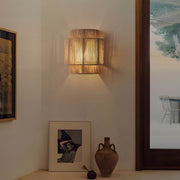 Chic Natural Rope Wall Sconce – Embrace an Organic Design for a Warm and Welcoming Atmosphere