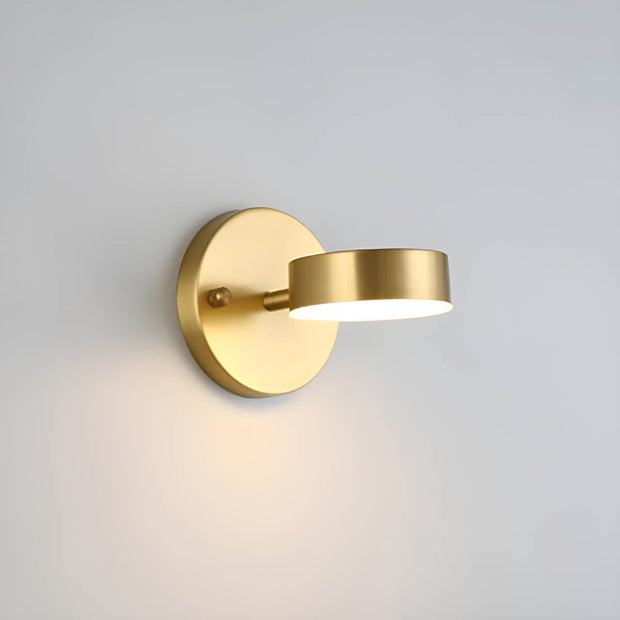 Elegant Nordic copper LED wall lamp – Contemporary style in iron and copper for a warm atmosphere