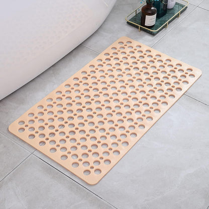 Tapis de douche luxueux anti-dérapant avec ventouses pour une sécurité et une hygiène optimales