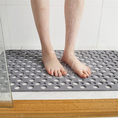 Tapis de douche luxueux anti-dérapant avec ventouses pour une sécurité et une hygiène optimales