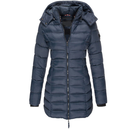 Veste d'hiver chic et confortable pour femmes avec capuche élégante pour une protection optimale