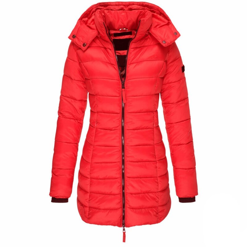 Veste d'hiver chic et confortable pour femmes avec capuche élégante pour une protection optimale