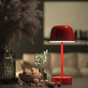 Elevate your space with the Prisma Pulse Flare table lamp - A stylish rechargeable lamp with customizable brightness