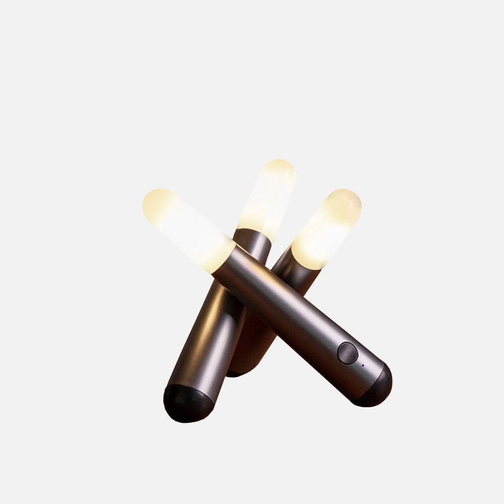 Portable LED glow sticks – Charming decorative lighting for a warm table ambiance