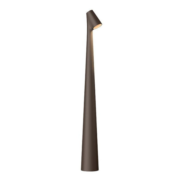 Elegant rechargeable aluminum table lamp - Chic design with adjustable lighting levels