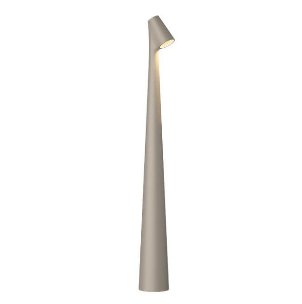 Elegant rechargeable aluminum table lamp - Chic design with adjustable lighting levels