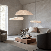 Superb Japandi Silk Pendant – Elegant LED Hanging Lamp with E27 Socket